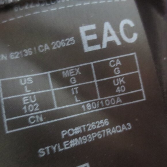 Guess Los Angeles Men's Sexy Sheer Red Rose Black Polyester T-Shirt - Size Large - Picture 12 of 13